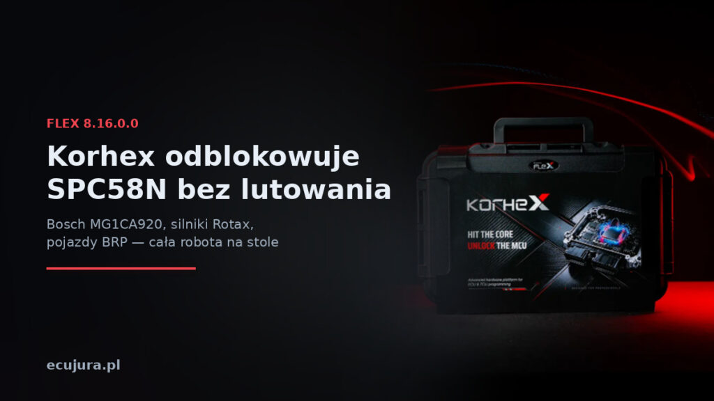 Walizka Korhex od Magic Motorsport, narzędzie do odblokowywania sterowników